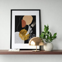 Aquarelle Abstraite géométrique, Abstraite, minima