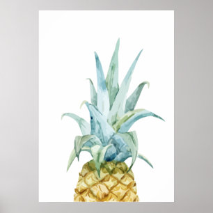 Poster Aquarelle Ananas