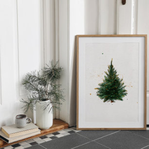 Poster Aquarelle de Noël