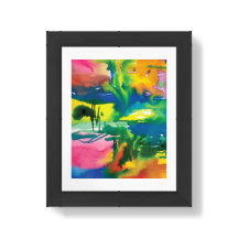 Aquarelle d'été Abstraite
