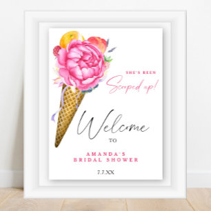 Poster Aquarelle Elle a été récupérée Fête des mariées