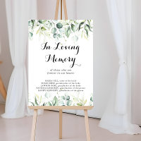 Aquarelle Eucalyptus Verdure En Mémoire Affectueus