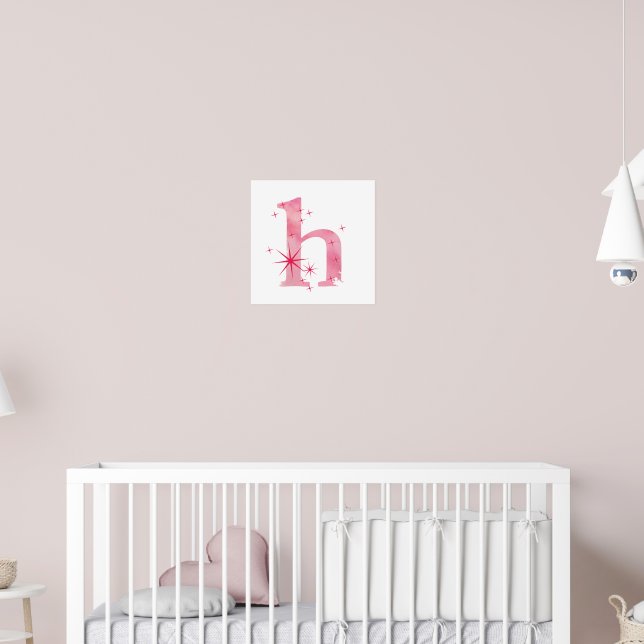 Poster Aquarelle H (Pépinière 2)