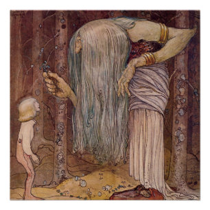 Poster Aquarelle « Herbe de troll » de John Bauer