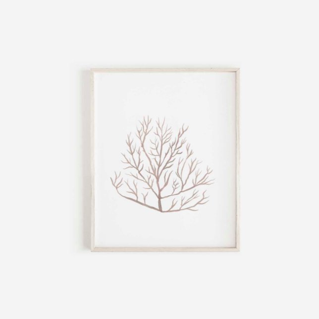 Poster Aquarelle imprimé d'algues (Créateur téléchargé)