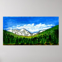 Aquarelle jGibney Breckenridge CO 1999art 78x40