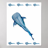 Aquarelle requin