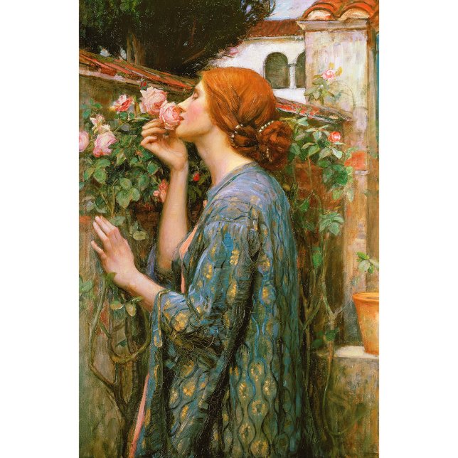 Poster Aquarelle Soul du Rose Pre-Raphaelite CC1003 (Créateur téléchargé)