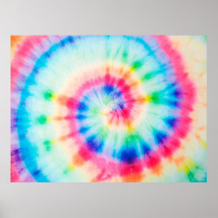 Poster Aquarelle Spirale. Art Artistique Bio Dirty Art. S