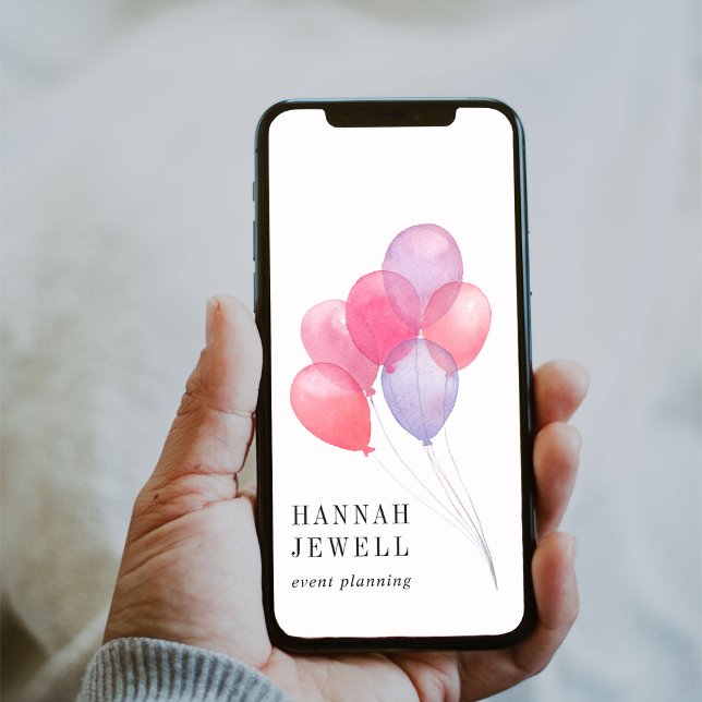 Poster Aquarelle téléchargeable Logo de ballon Logo Entre (Créateur téléchargé)