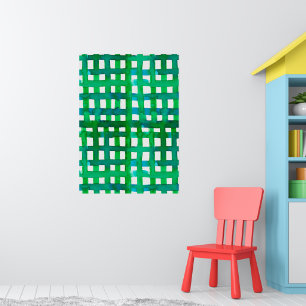 Poster Aquarelle - vert