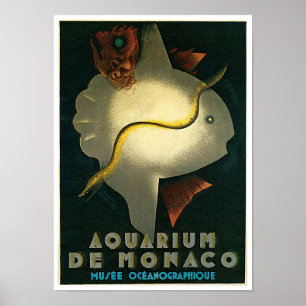Poster Aquarium de Monaco