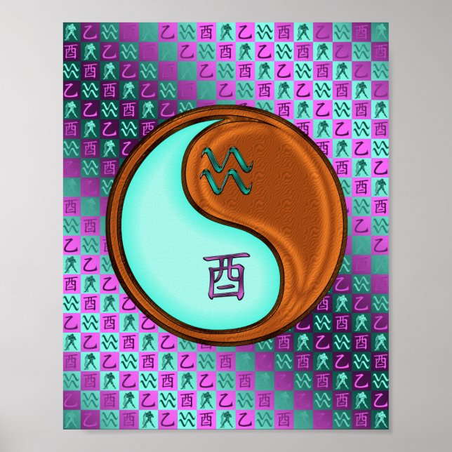 Poster Aquarius & Wood Roster (Devant)