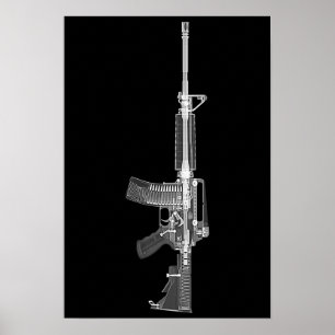 Poster AR-15 Écran à rayons X/scanner