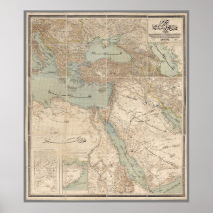 Poster Arabe du Moyen-Orient