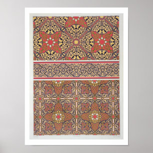 Poster Arabesques de plafond de la mosquée d'EL-Bordeyny,