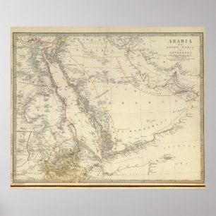 Poster Arabie, Egypte, Nubie, Abyssinie 2