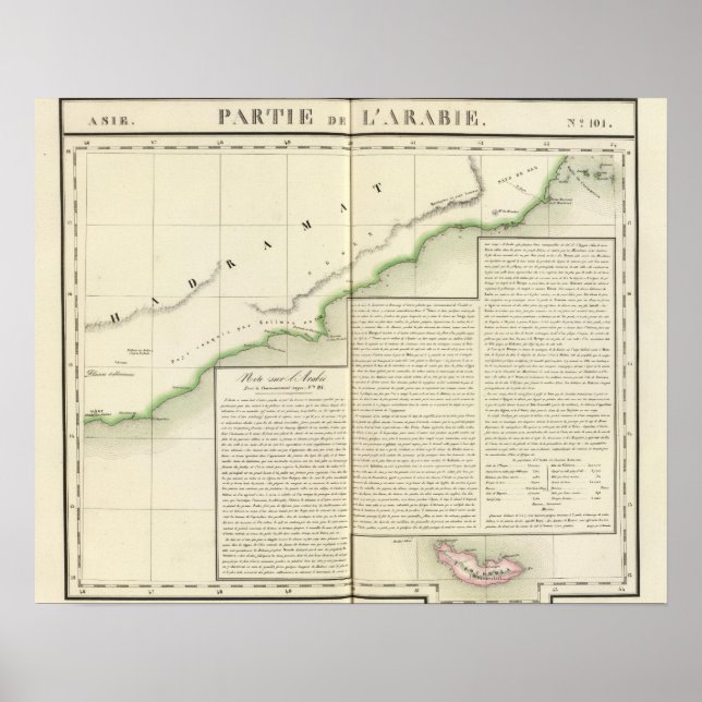 Poster Arabie saoudite, Asie 101 (Devant)