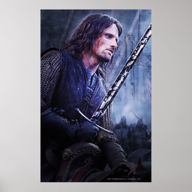 Poster Aragorn with Blood (Devant)