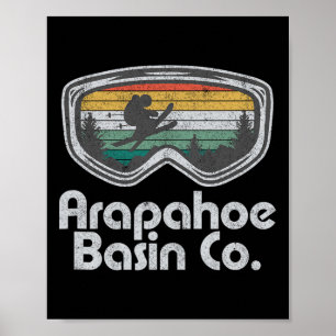 Poster Arapahoe Sin Colorado Ski Mountain Retro Sk