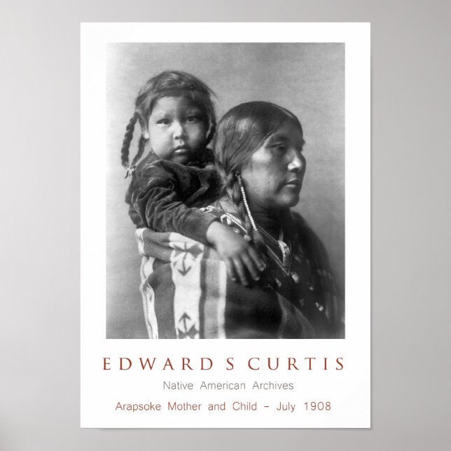 Poster Arapsoke Mère avec enfant (Devant)