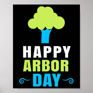 Poster Arbor Jour Arbre Hugger Arbre Entretien Pour Un Ar