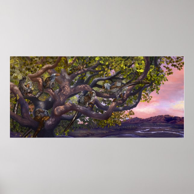 Poster Arboreal Deinonychus (Devant)