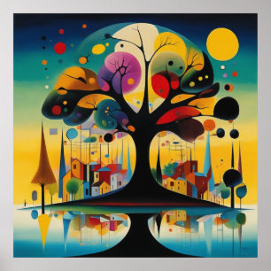 Poster Arboretum Ethereal - Design d'art mural imprimable