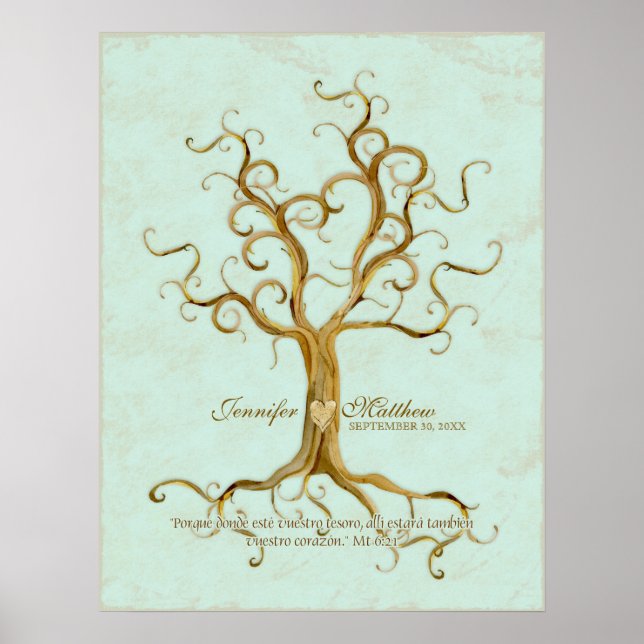Poster Arbre à billes Racines pouce antique Pouce Récepti (Devant)