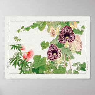 Poster Arbre à poudre, fleur de Calico par Tanigami Konan