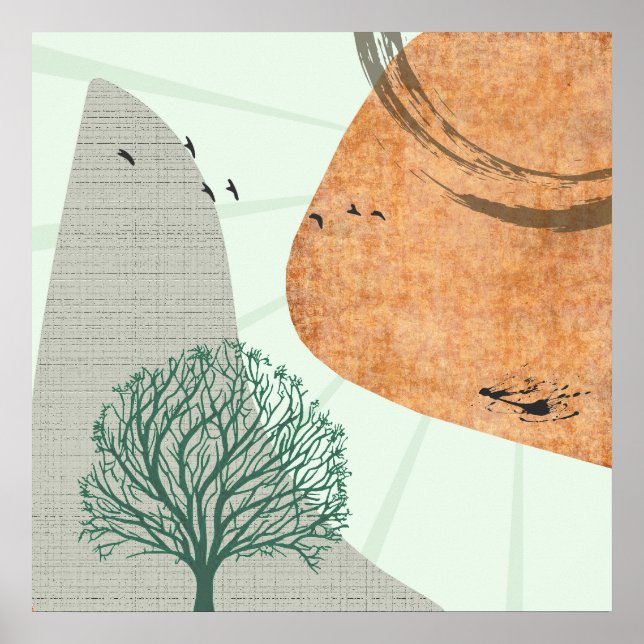 Poster Arbre Boho (Devant)