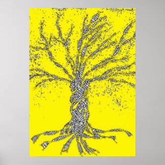 Poster ARBRE D'ADN ou arbre de vie