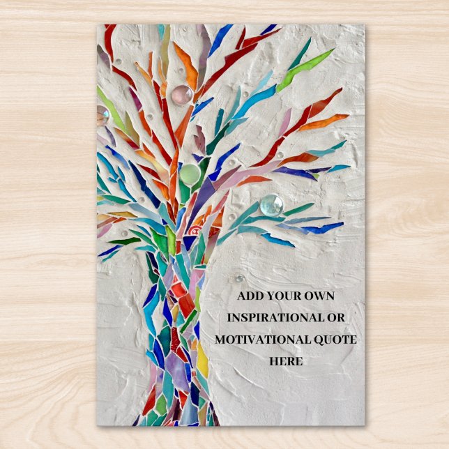 Poster Arbre de devis motivationnel (Créateur téléchargé)