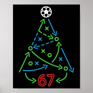 Poster Arbre de jeu de football 67 Stratégie Diagramme de
