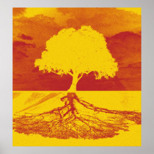 Poster Arbre de la détente