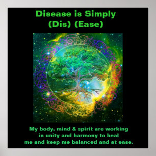 Poster Arbre de la vie et de santé