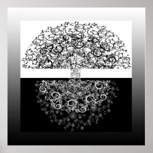 Poster Arbre de l'équilibre de vie