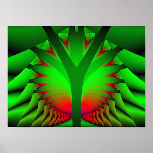 Poster Arbre de lumière (Devant)