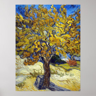 Poster Arbre de mûrier de Van Gogh Impressionnisme Art