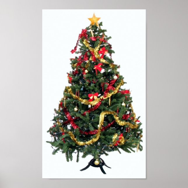 Poster arbre de noël. (Devant)