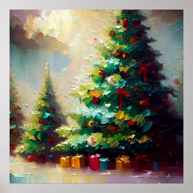 Poster Arbre de Noël 2 (Devant)