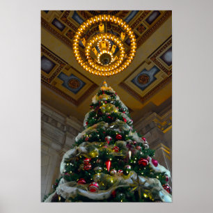Poster Arbre de Noël de la gare Union