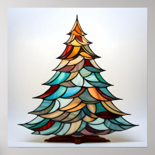Poster Arbre de Noël en verre