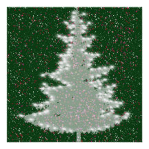 Arbre de Noël ensoleillé d'hiver