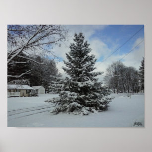 Poster Arbre de Noël non coupé