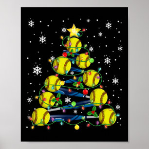 Poster Arbre de Noël Softll Joyeux Noël Pyjamas Hommes