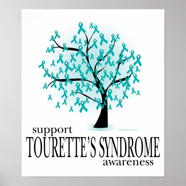 Poster Arbre de syndrome de Tourette (Devant)