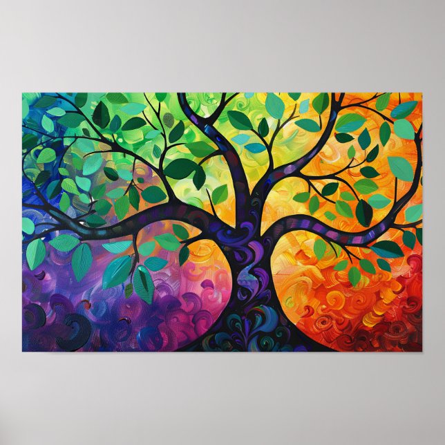 Poster Arbre de vie (Devant)