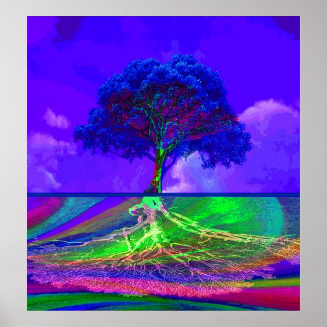 Poster Arbre de vie (Devant)