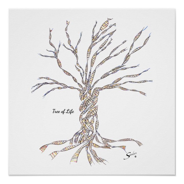 Poster Arbre de vie (Devant)